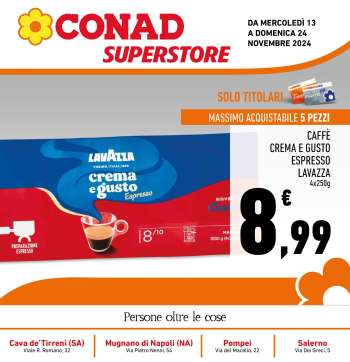Volantino Conad Superstore - 13/11/2024 - 24/11/2024.