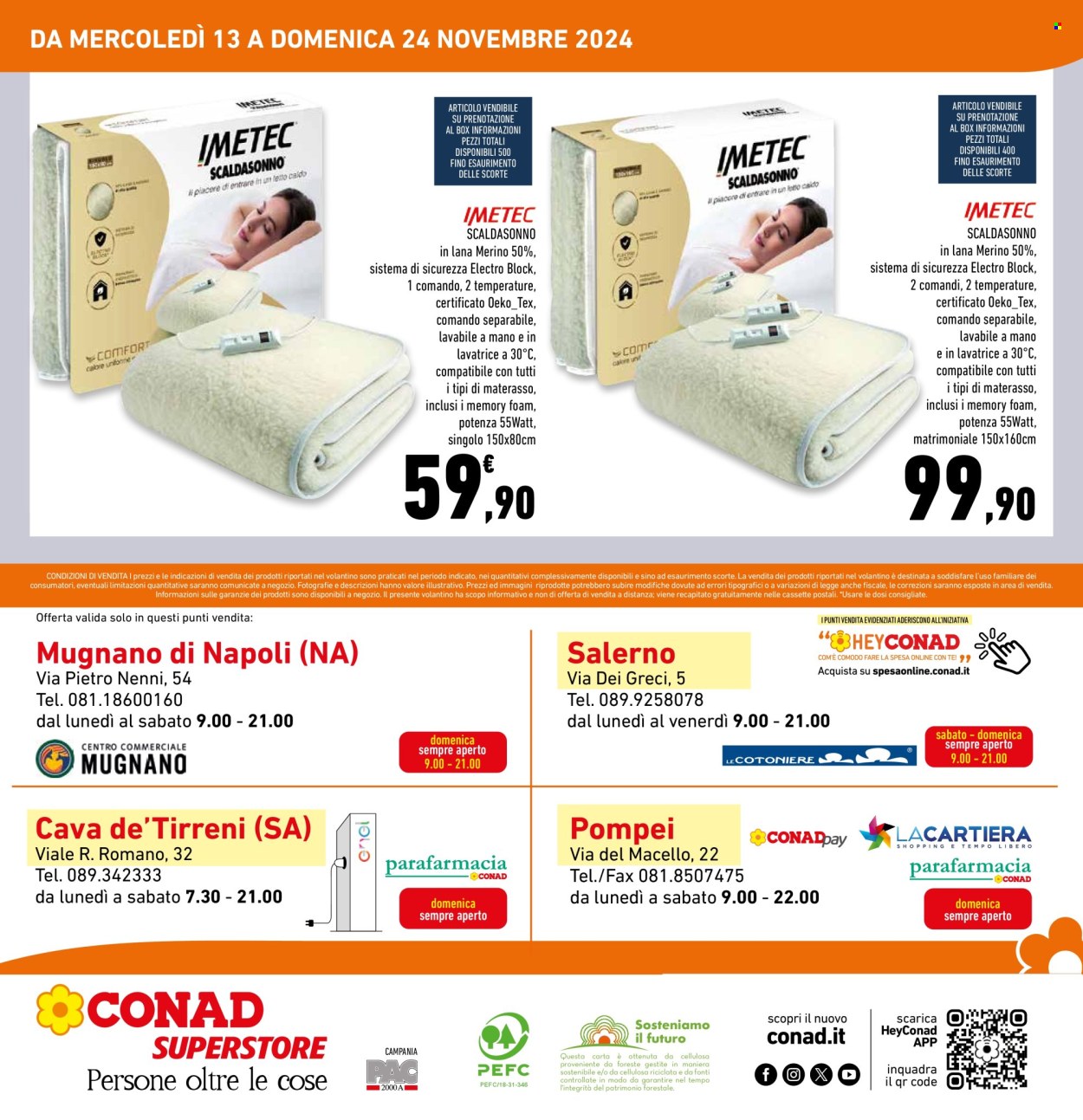 Leták Conad Superstore - 13.11.2024 - 24.11.2024. Strana 4