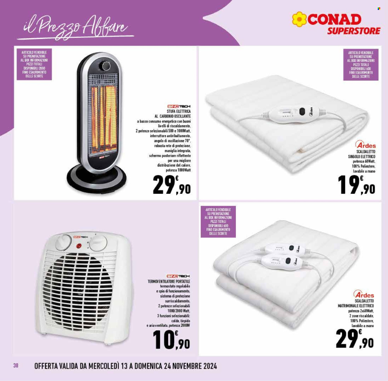 Volantino Conad Superstore - 13/11/2024 - 26/11/2024. Pagina 38