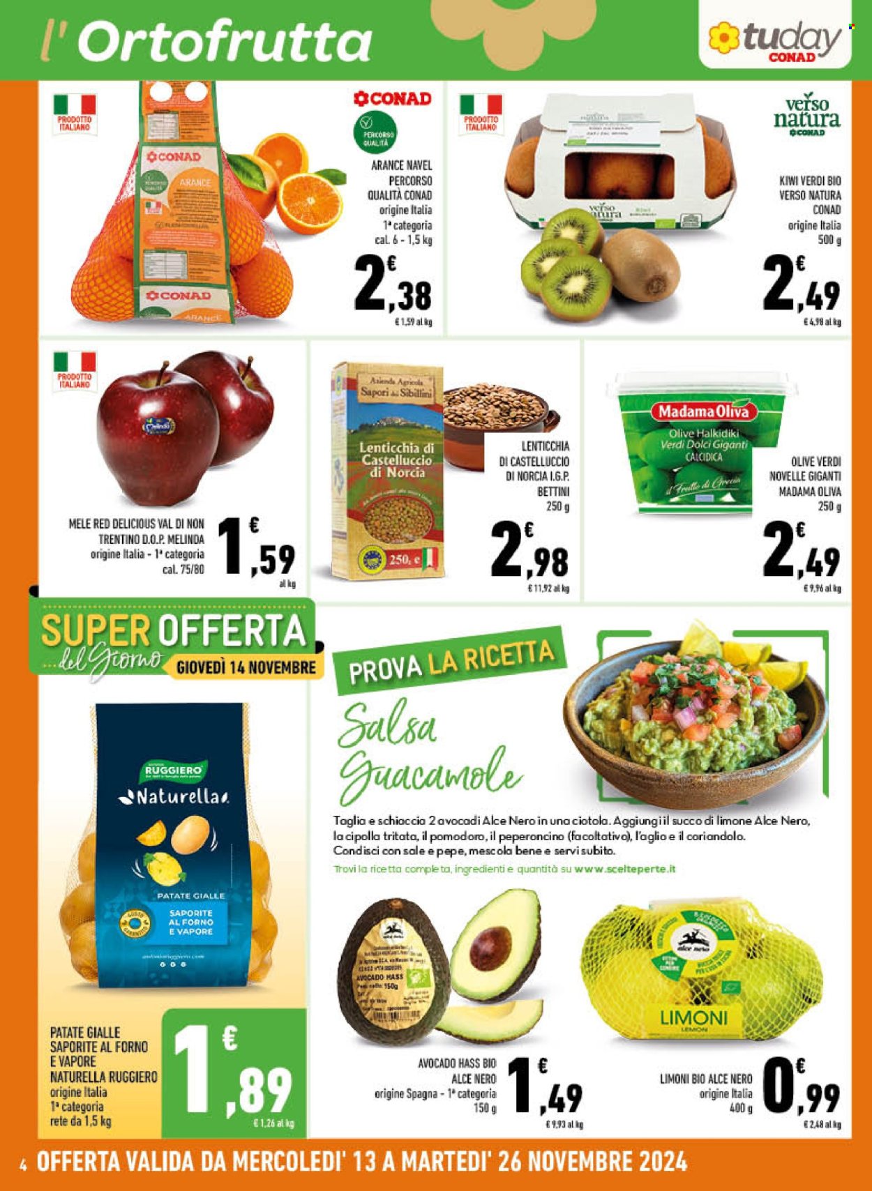 Volantino TuDay Conad - 13/11/2024 - 26/11/2024. Pagina 4
