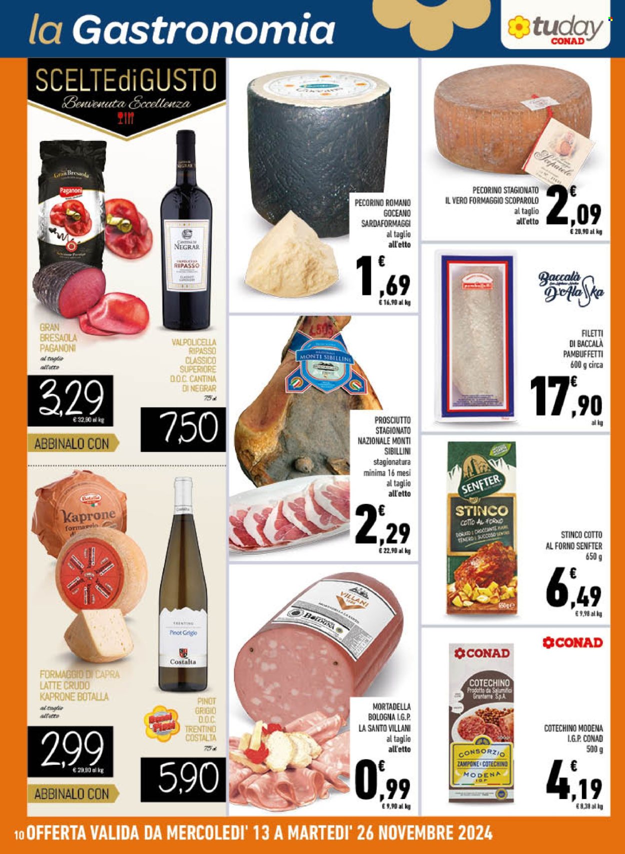 Leták TuDay Conad - 13.11.2024 - 26.11.2024. Strana 10