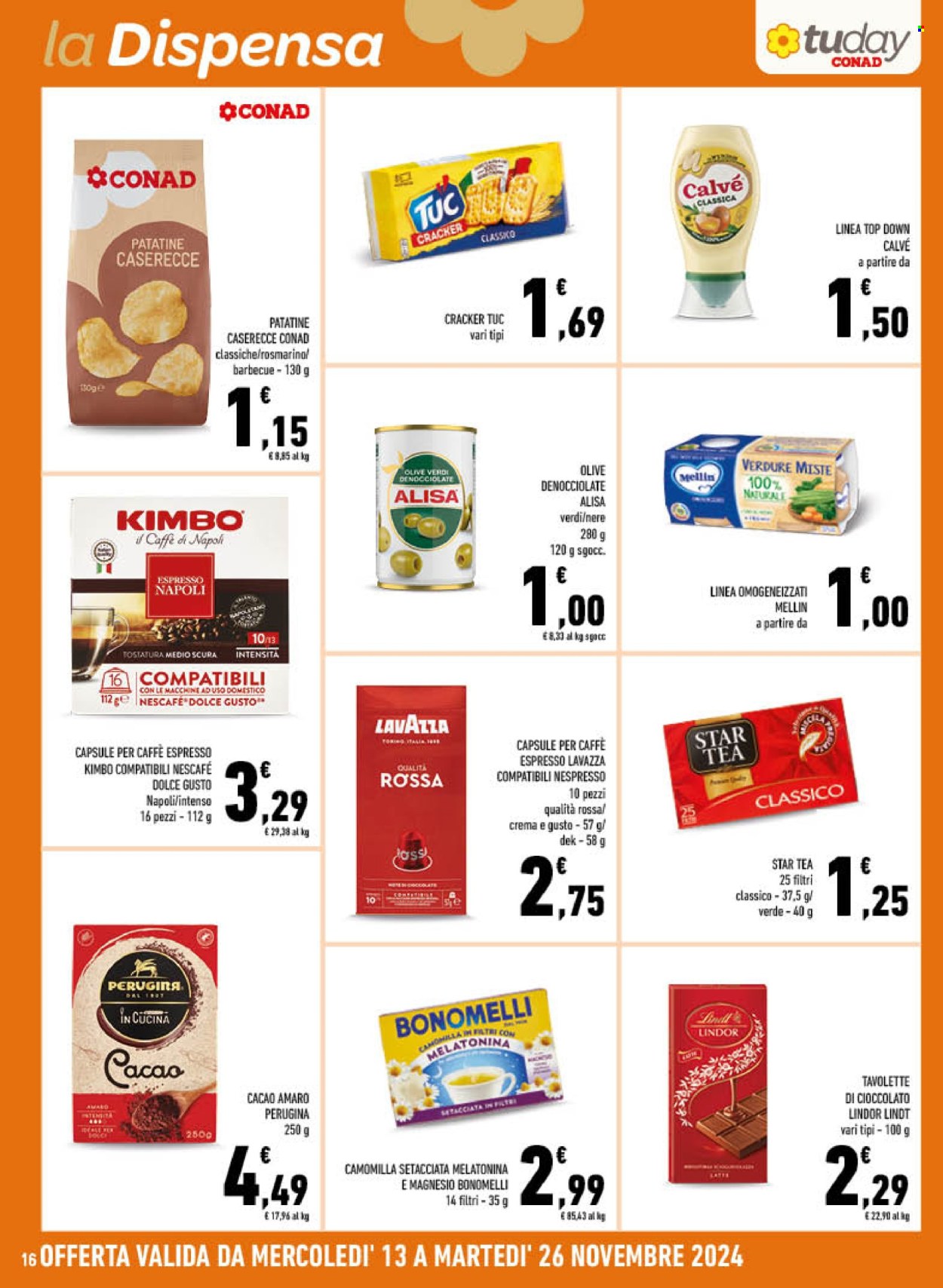 Leták TuDay Conad - 13.11.2024 - 26.11.2024. Strana 16