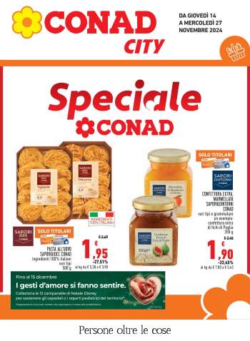 Volantino Conad - 14/11/2024 - 27/11/2024.