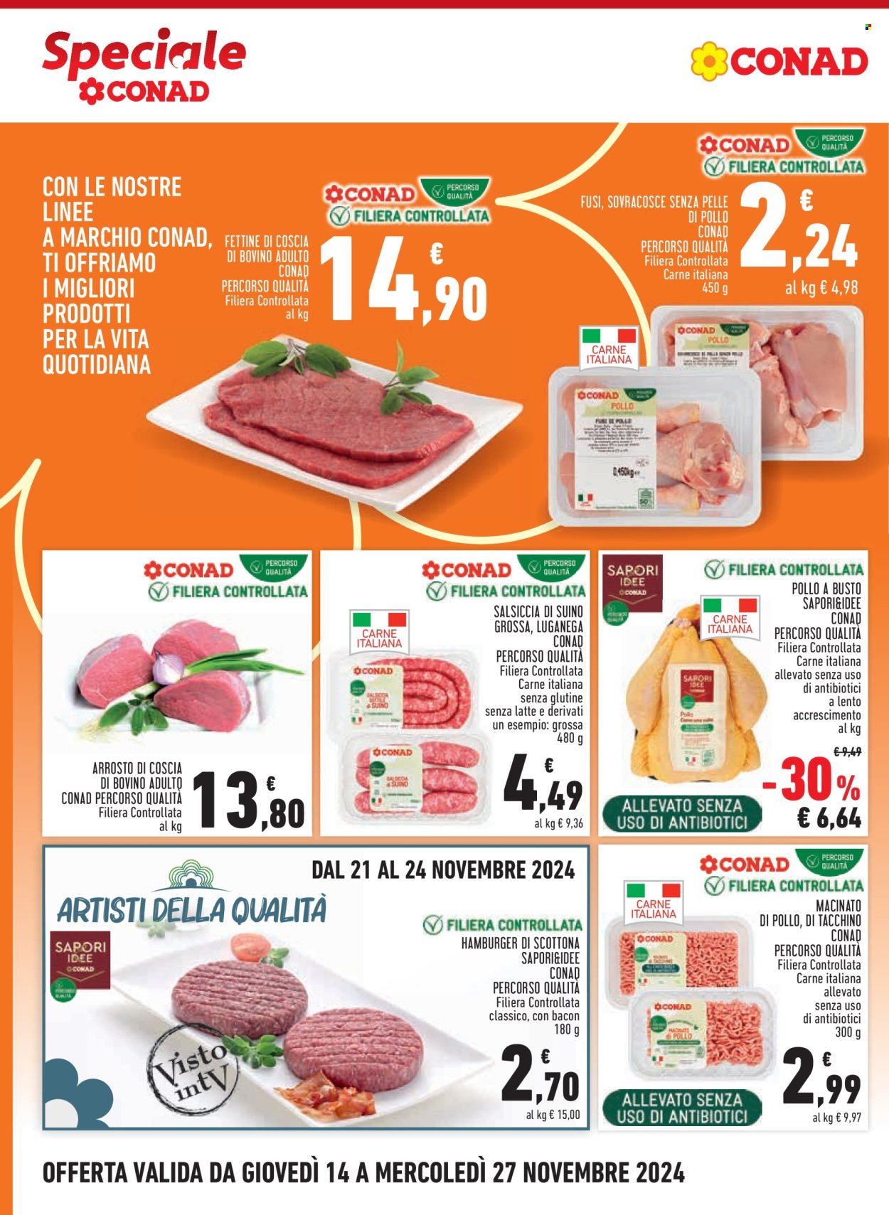 Volantino Conad - 14/11/2024 - 27/11/2024. Pagina 4