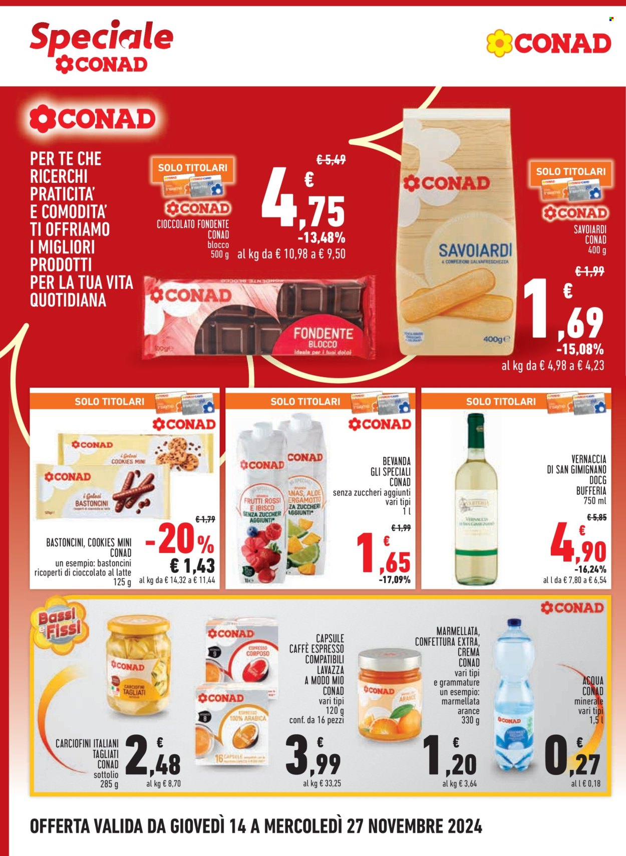 Volantino Conad - 14/11/2024 - 27/11/2024. Pagina 8