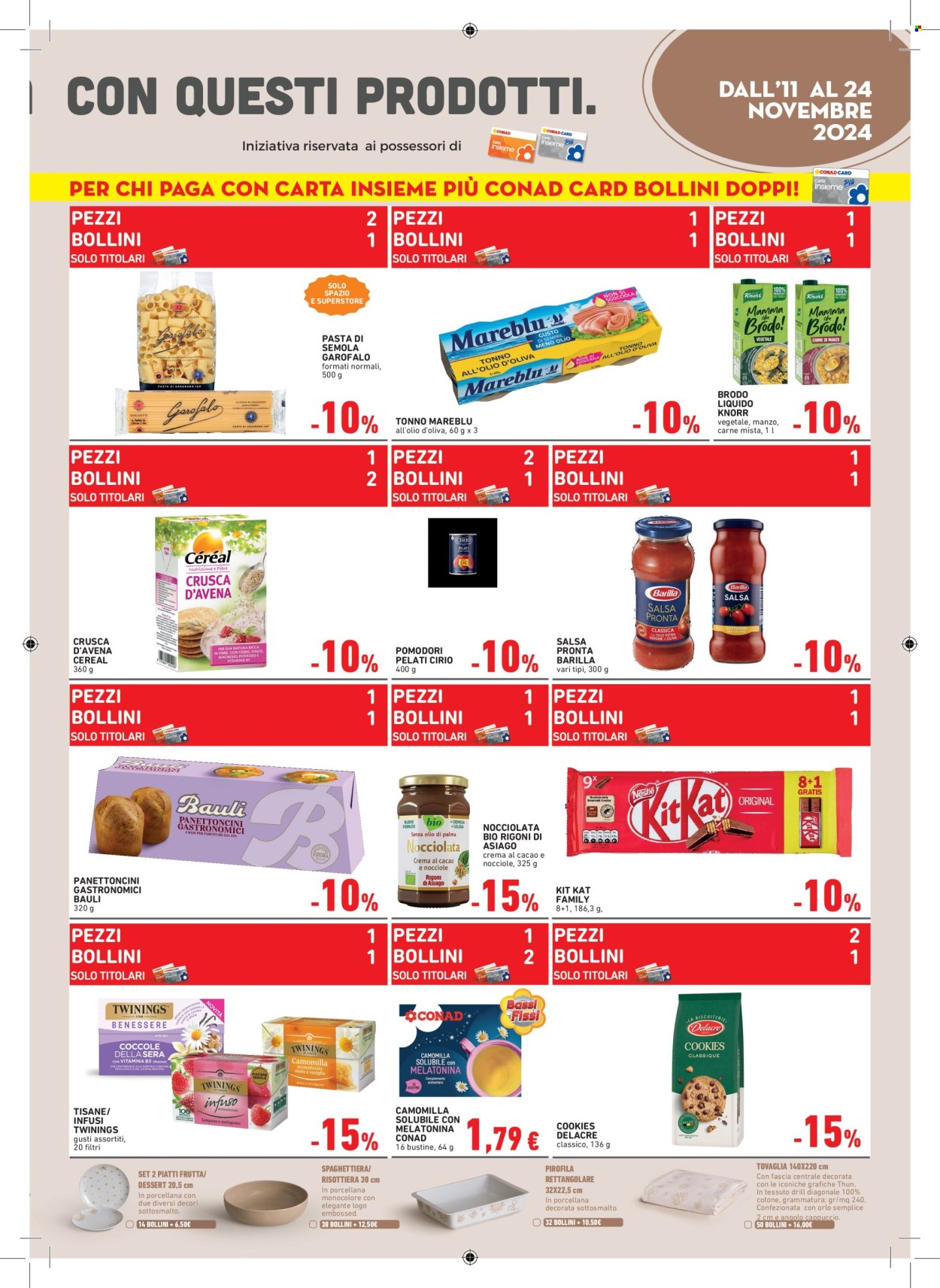Volantino Conad - 11/11/2024 - 24/11/2024. Pagina 3
