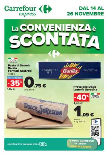 Volantino Carrefour - 14/11/2024 - 26/11/2024.