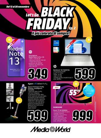 Volantino MediaWorld - 12/11/2024 - 20/11/2024.