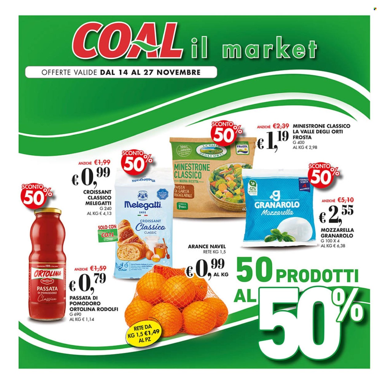 Volantino COAL - 14/11/2024 - 27/11/2024. Pagina 1