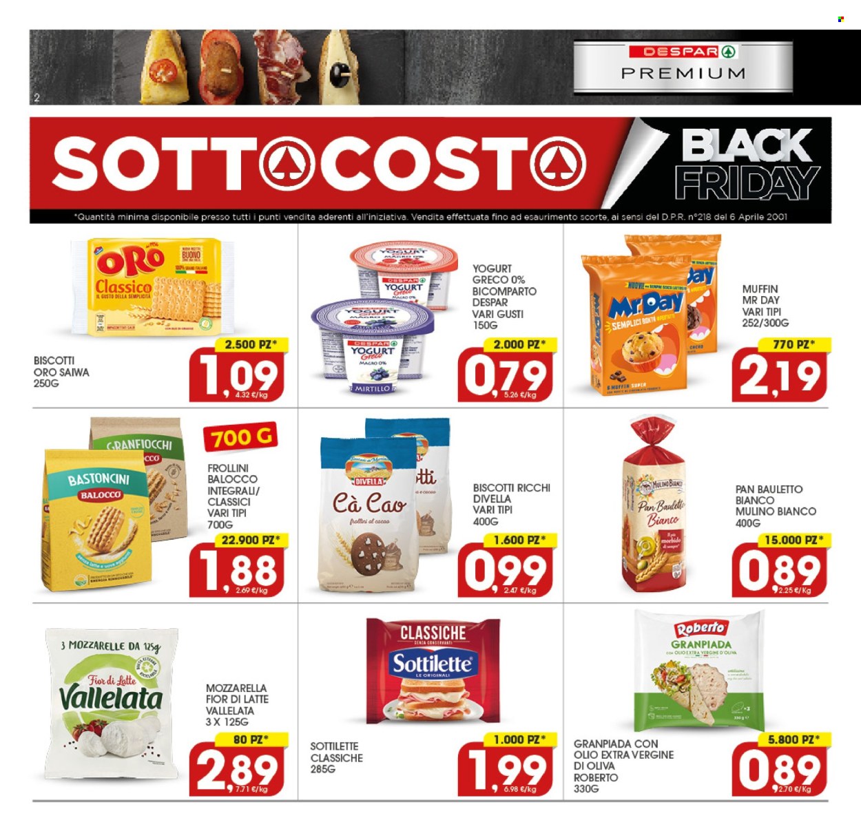 Leták Eurospar - 18.11.2024 - 27.11.2024. Strana 2