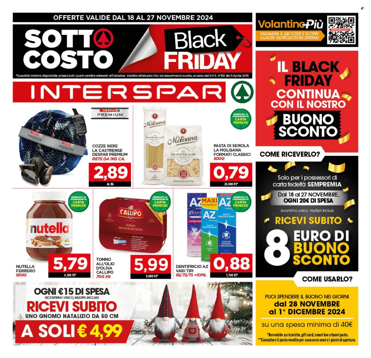 Leták Interspar - 18.11.2024 - 27.11.2024. Strana 1