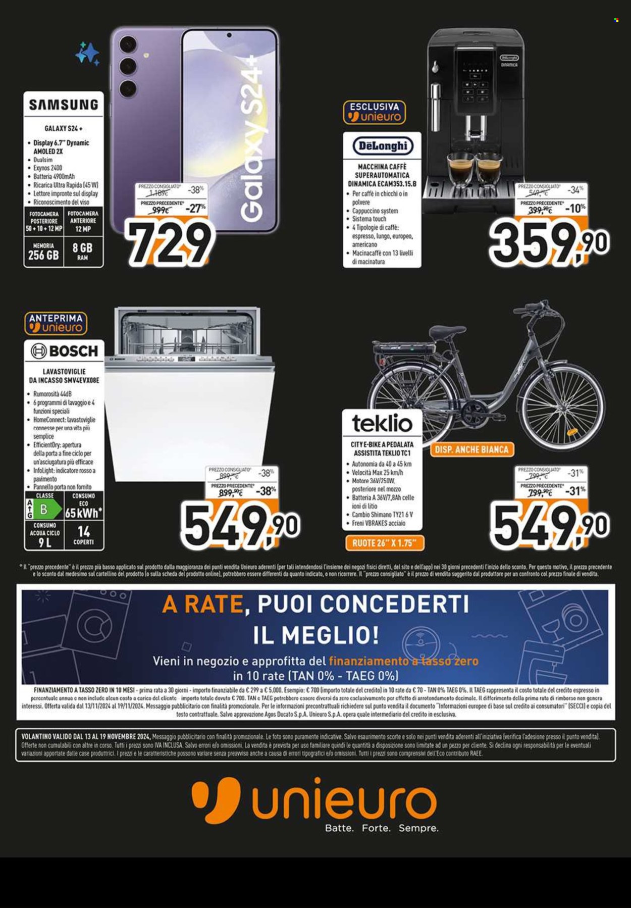 Volantino Unieuro - 13/11/2024 - 19/11/2024. Pagina 24