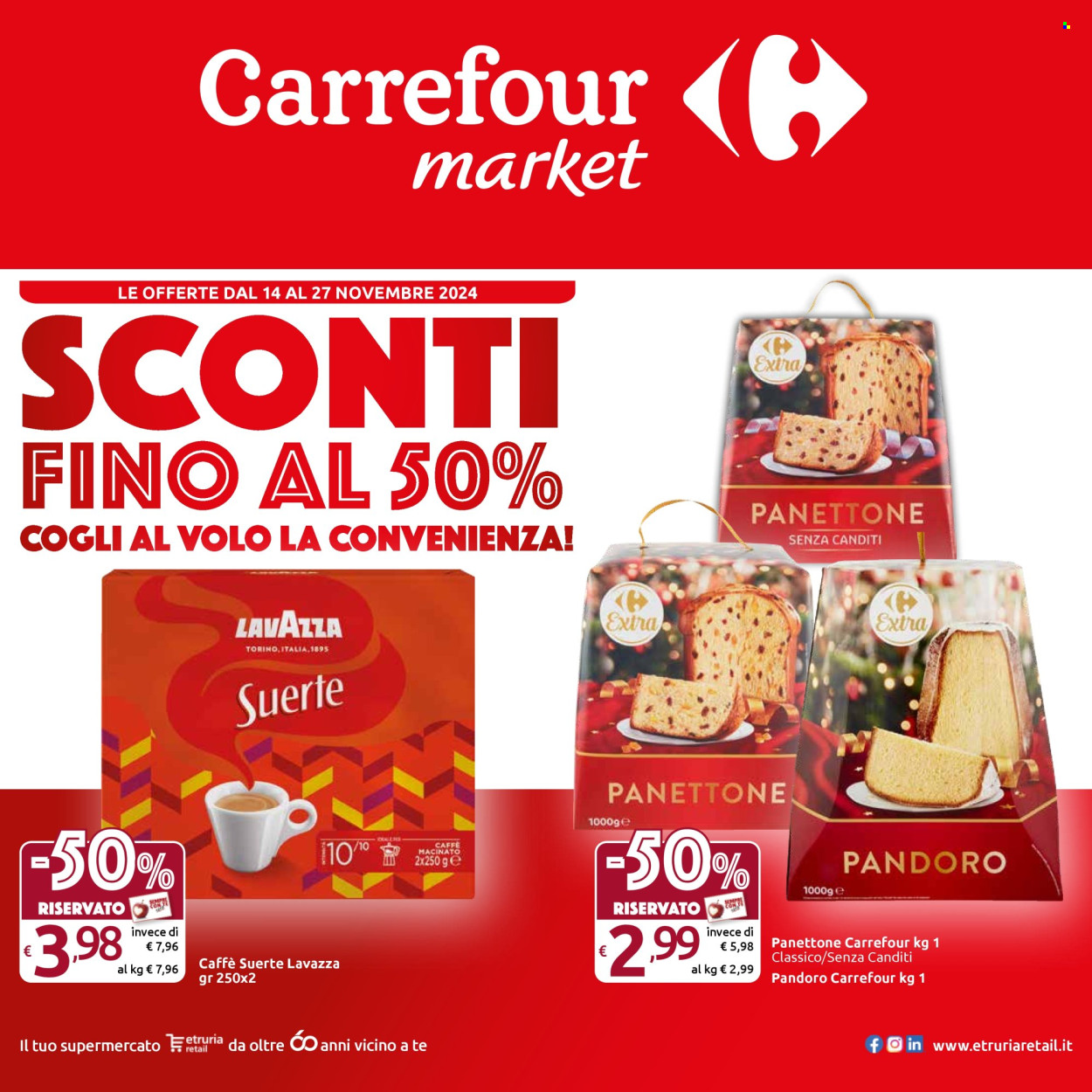Leták Carrefour - 14.11.2024 - 27.11.2024. Strana 1