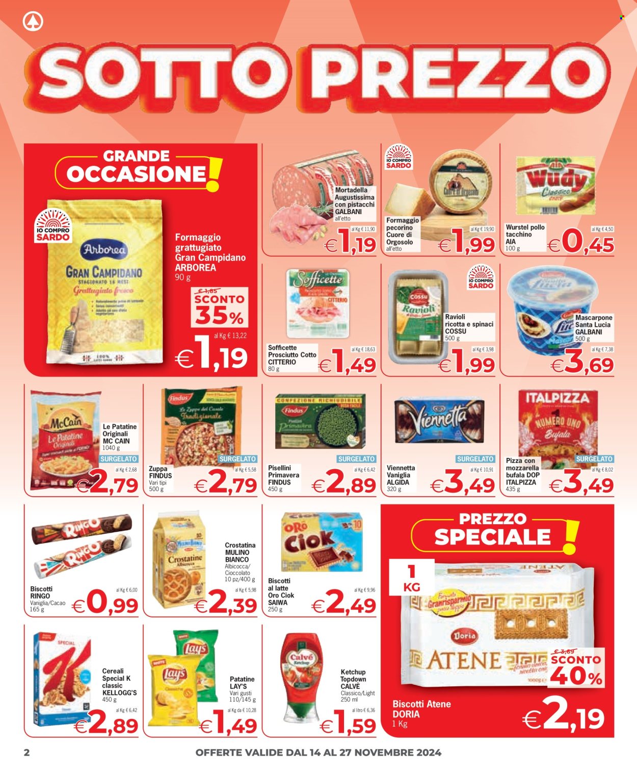 Leták Eurospar - 14.11.2024 - 27.11.2024. Strana 2