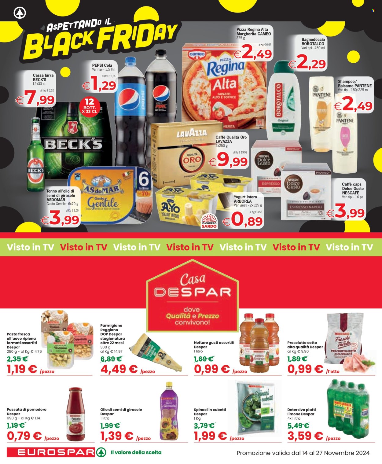 Volantino Eurospar - 14/11/2024 - 27/11/2024. Pagina 10