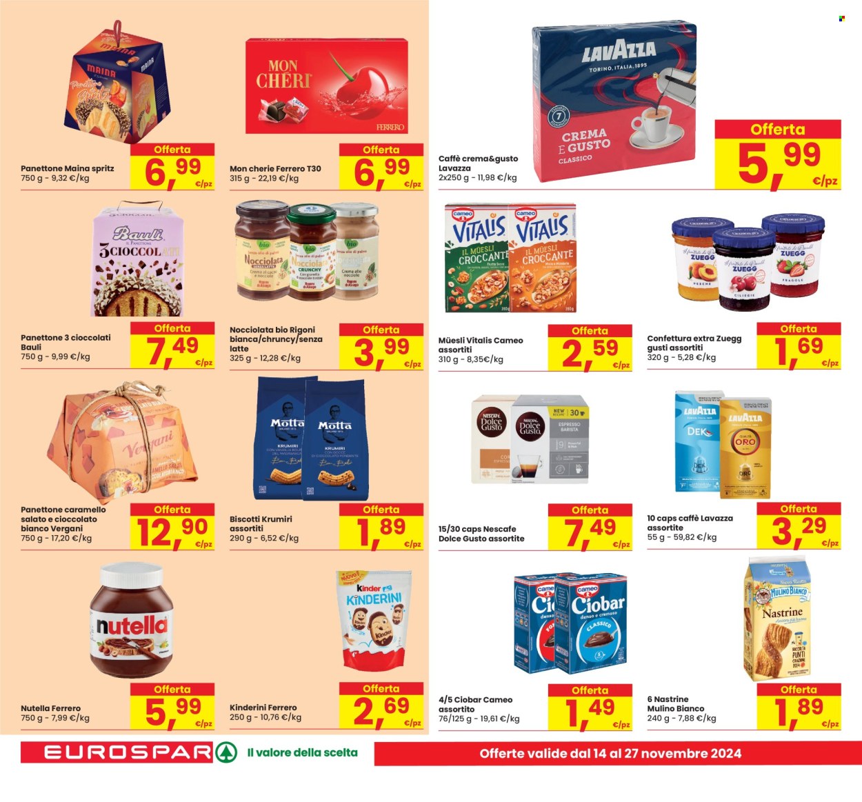 Volantino Eurospar - 14/11/2024 - 27/11/2024. Pagina 18