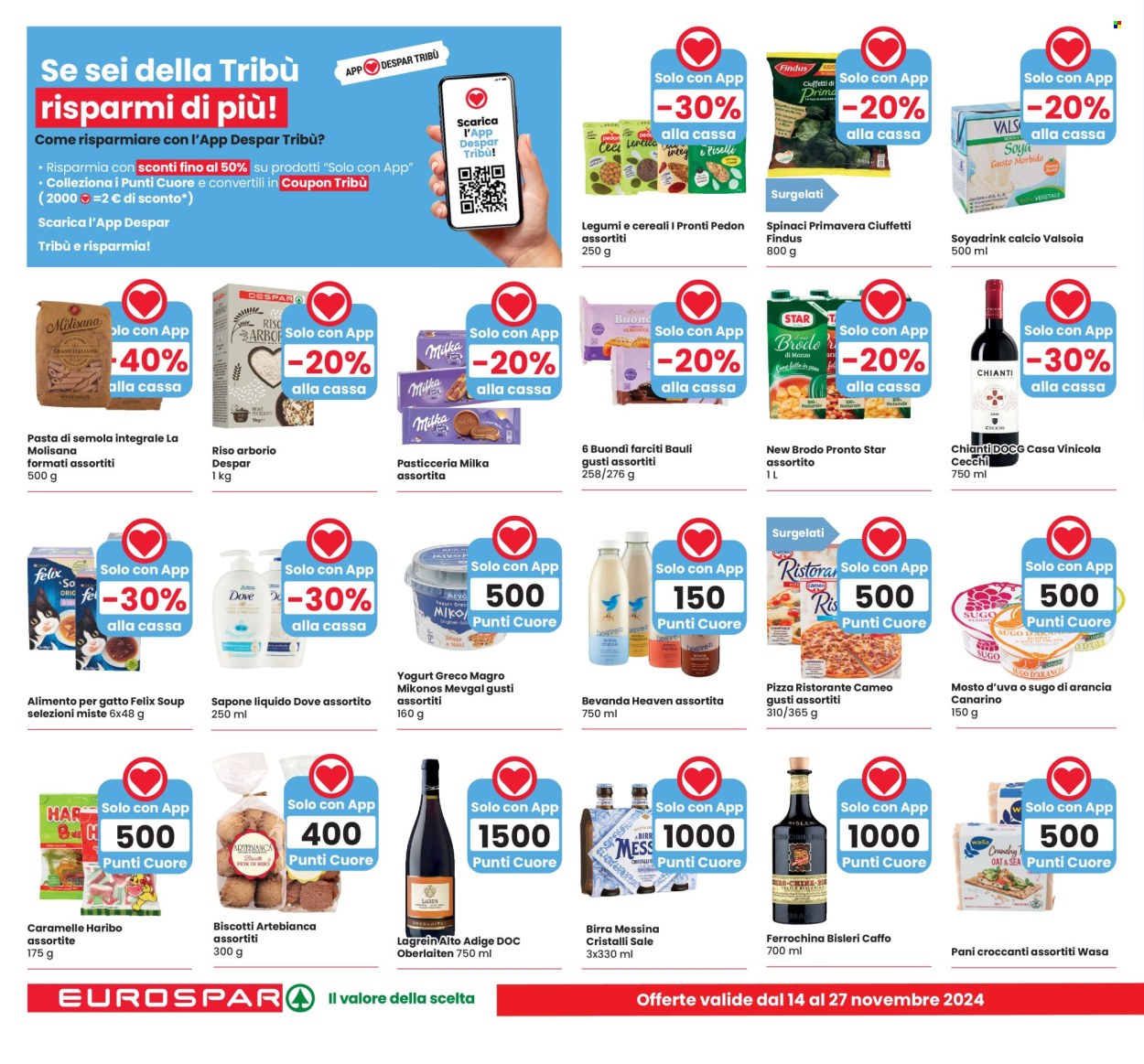 Volantino Eurospar - 14/11/2024 - 27/11/2024. Pagina 22