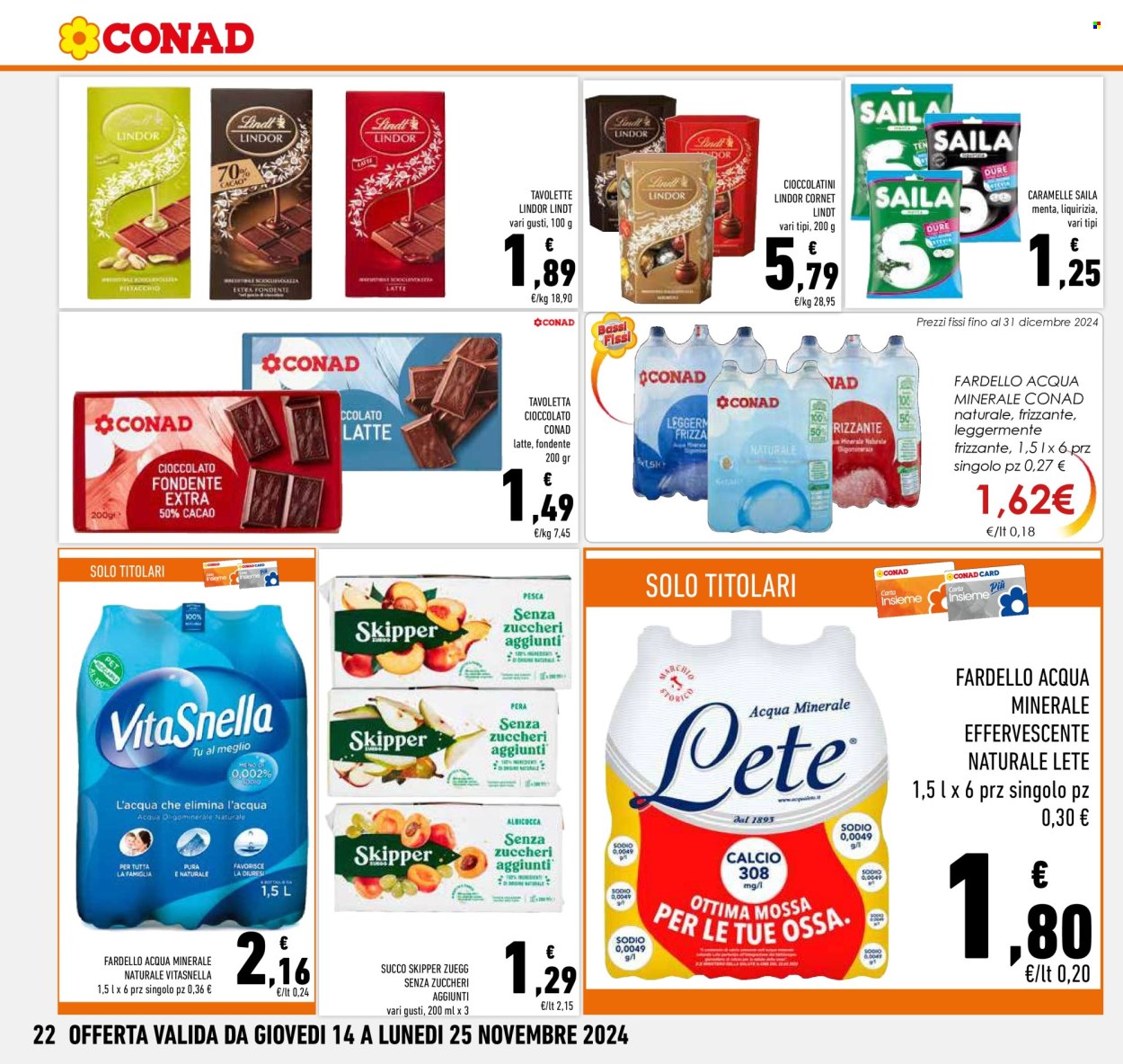 Volantino Conad - 14/11/2024 - 25/11/2024. Pagina 22