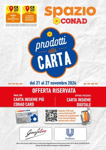 Volantino Spazio Conad - 21/11/2024 - 27/11/2024.