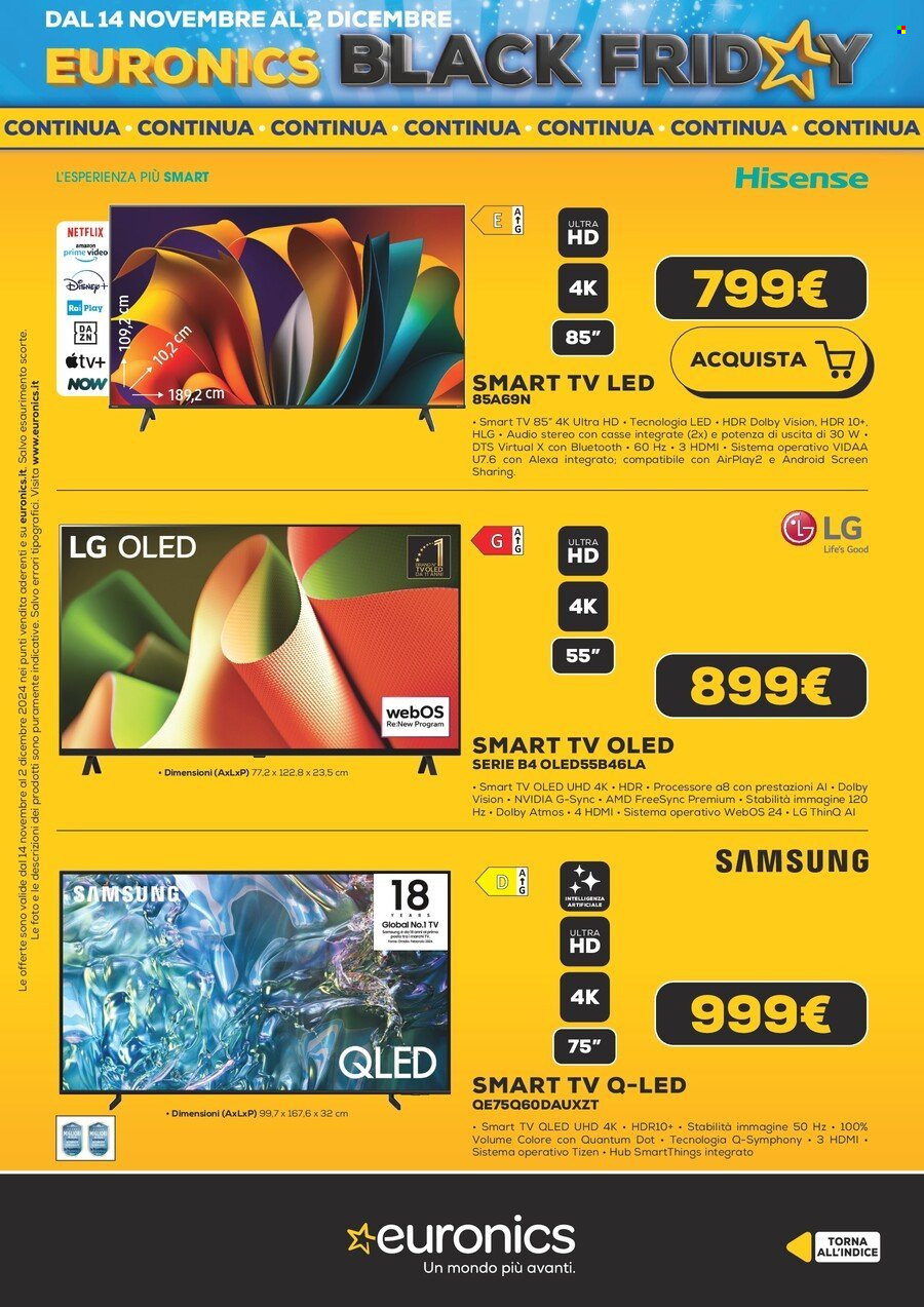 Volantino Euronics - 13/11/2024 - 2/12/2024. Pagina 6