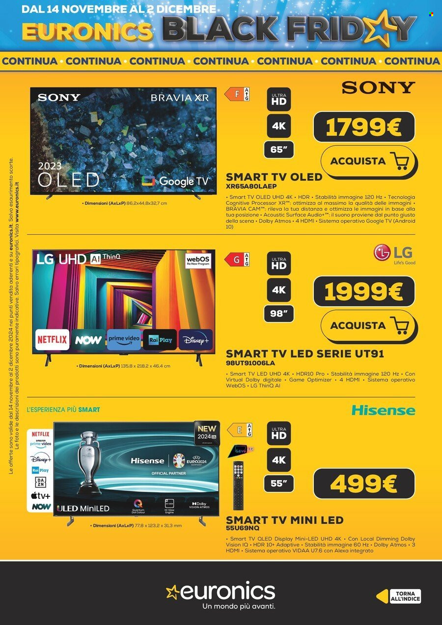 Volantino Euronics - 13/11/2024 - 2/12/2024. Pagina 8