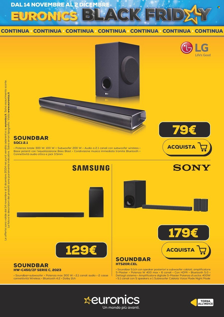 Volantino Euronics - 13/11/2024 - 2/12/2024. Pagina 10