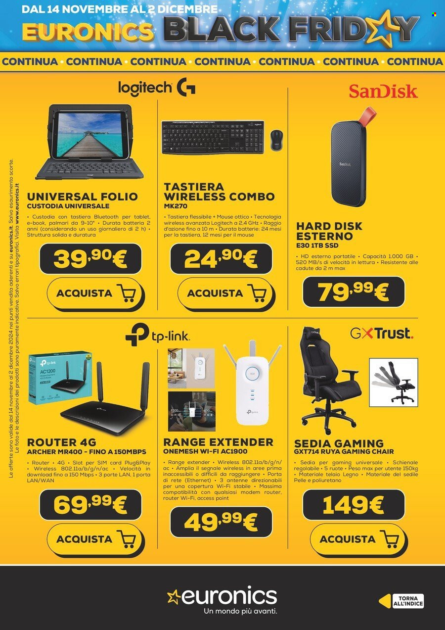 Volantino Euronics - 13/11/2024 - 2/12/2024. Pagina 15