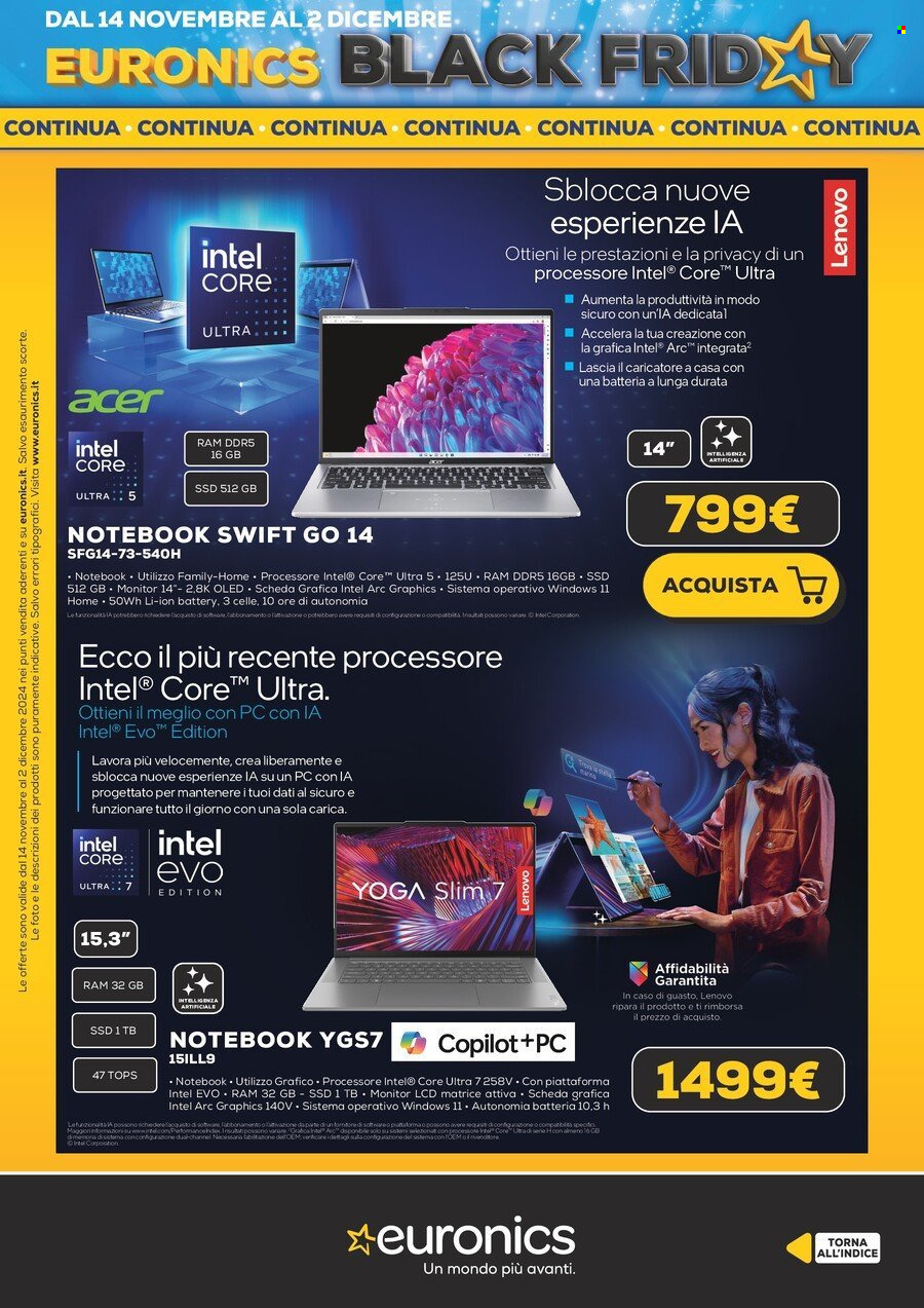 Volantino Euronics - 13/11/2024 - 2/12/2024. Pagina 20