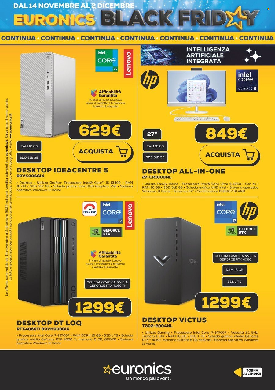 Volantino Euronics - 13/11/2024 - 2/12/2024. Pagina 25
