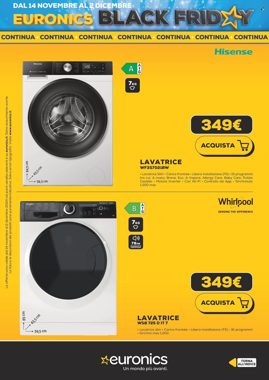 Volantino Euronics - 13/11/2024 - 2/12/2024. Pagina 34