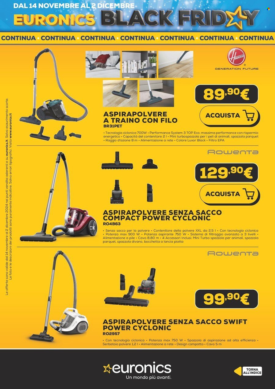 Volantino Euronics - 13/11/2024 - 2/12/2024. Pagina 49