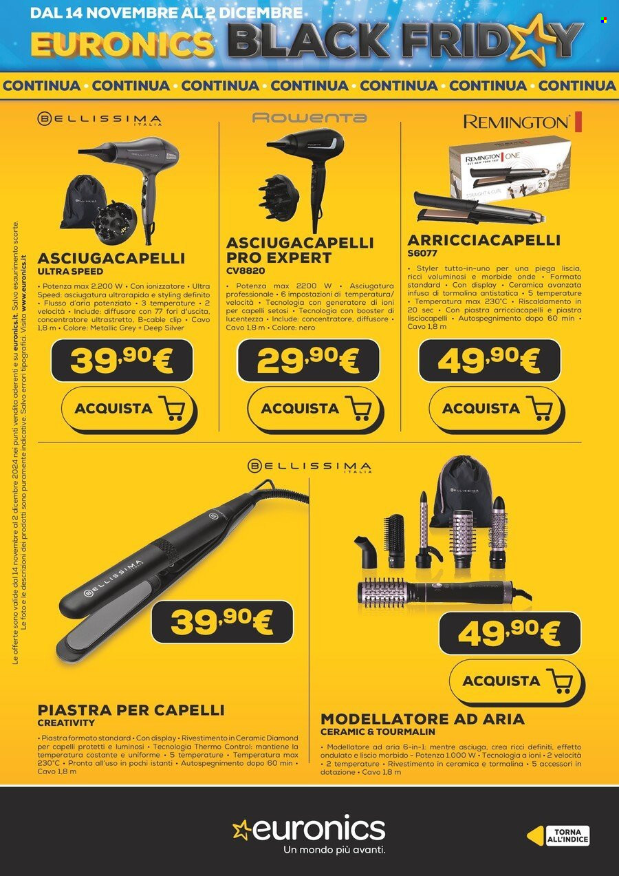 Volantino Euronics - 13/11/2024 - 2/12/2024. Pagina 64