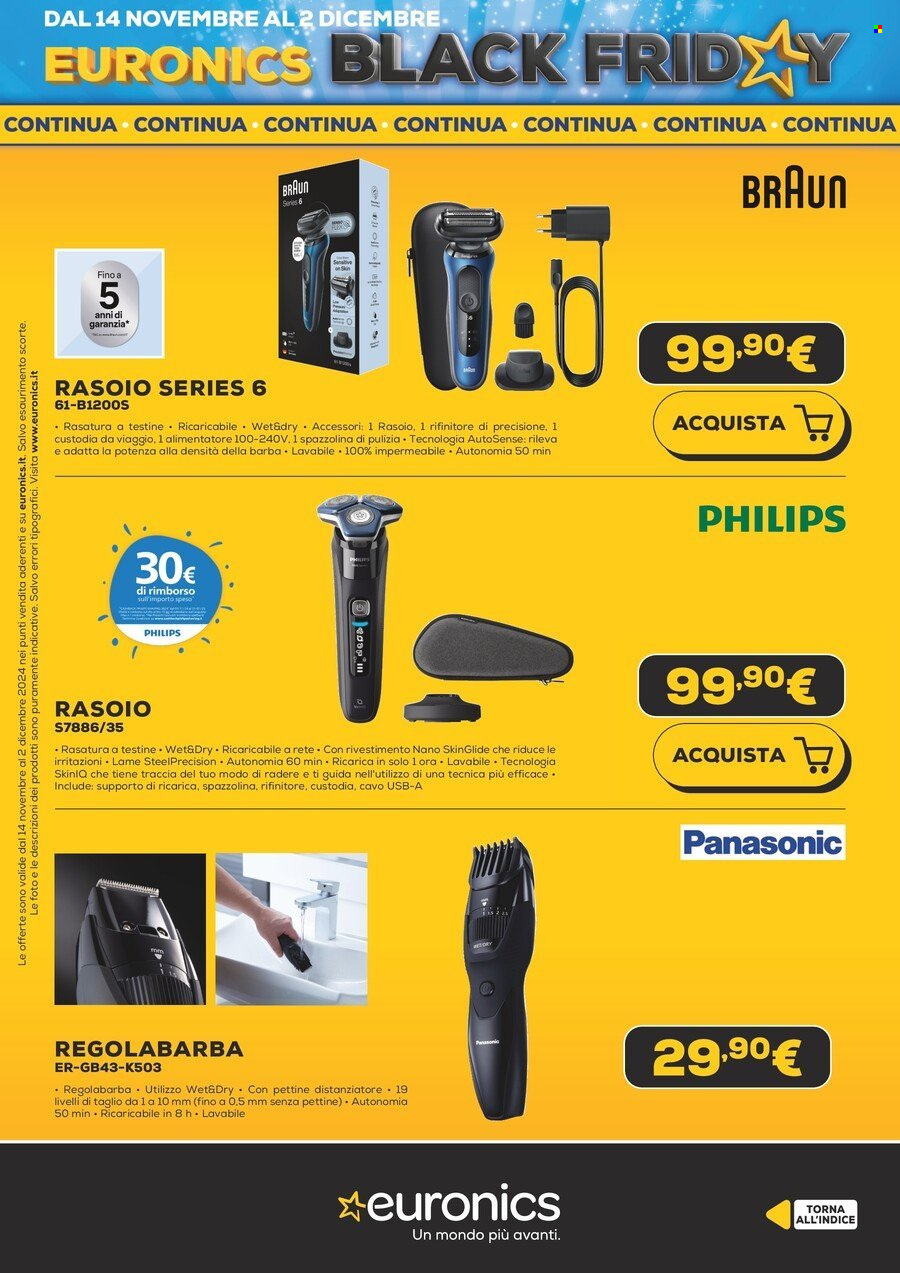 Volantino Euronics - 13/11/2024 - 2/12/2024. Pagina 66