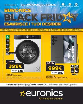 Volantino Euronics - 14/11/2024 - 2/12/2024.