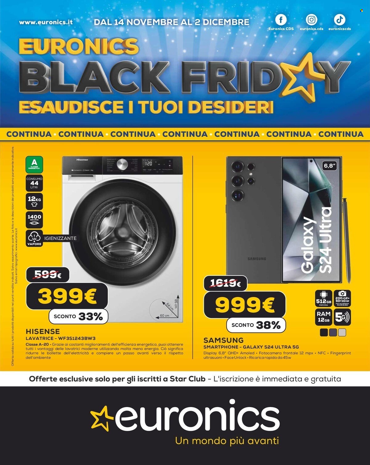 Leták Euronics - 14.11.2024 - 2.12.2024. Strana 1