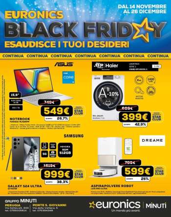 Volantino Euronics - 14/11/2024 - 27/11/2024.