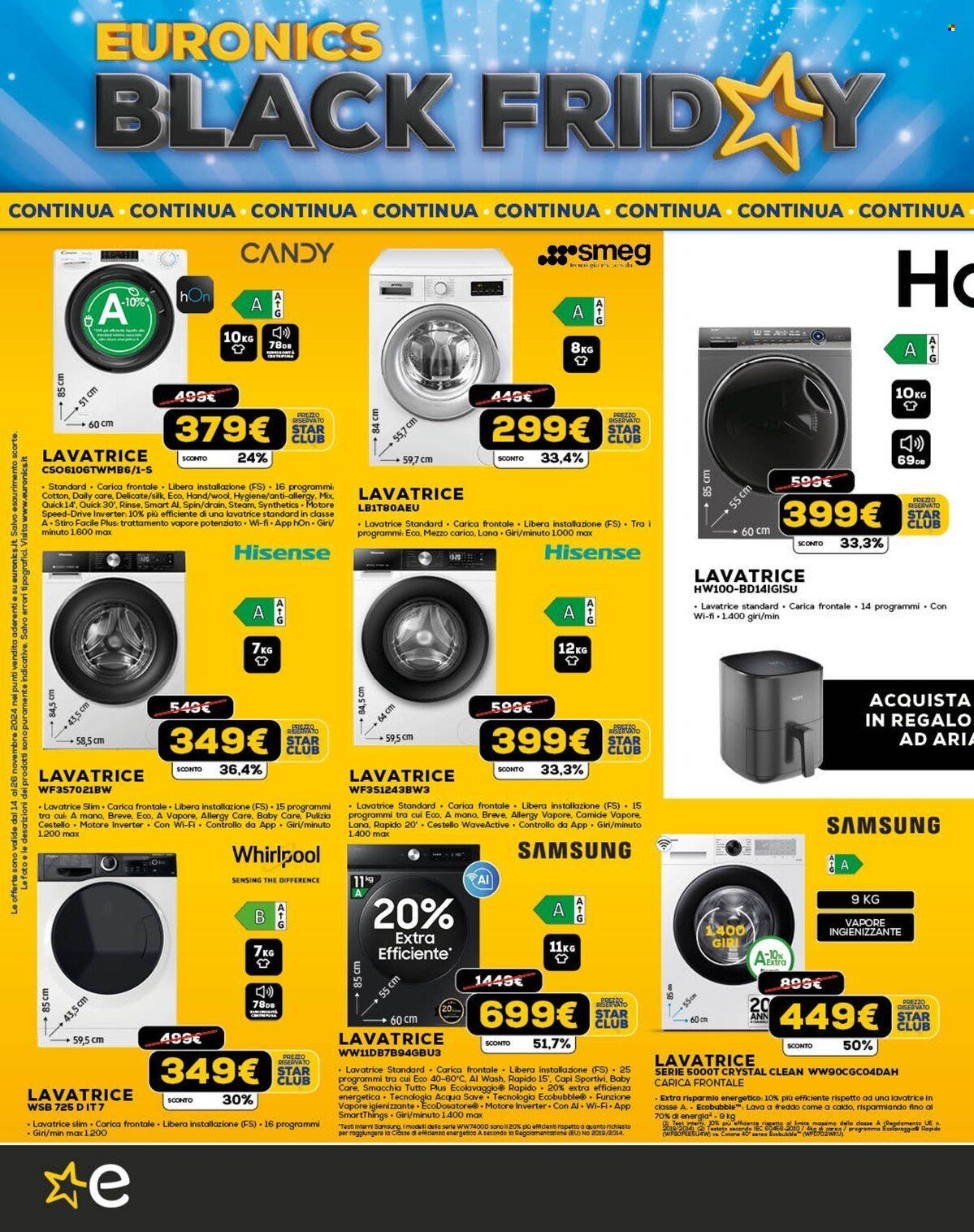 Volantino Euronics - 14/11/2024 - 27/11/2024. Pagina 24