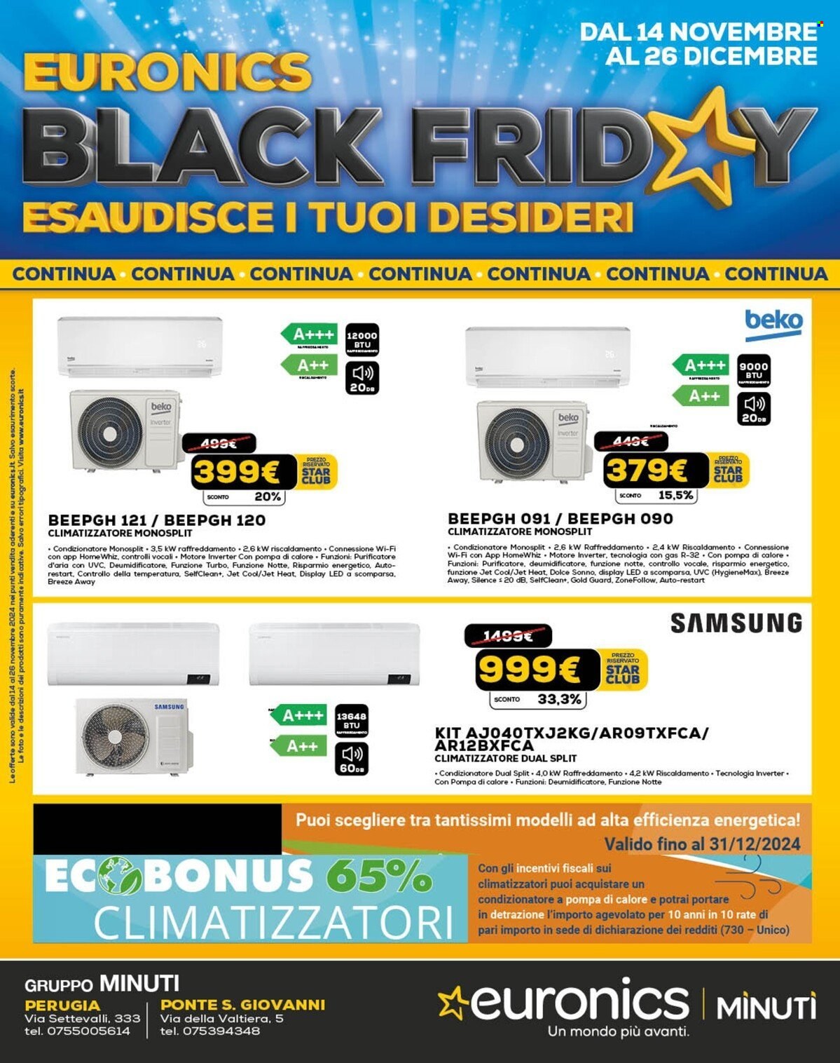 Volantino Euronics - 14/11/2024 - 27/11/2024. Pagina 30