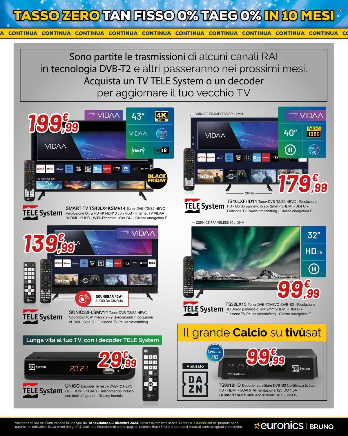 Volantino Euronics - 14/11/2024 - 2/12/2024. Pagina 16