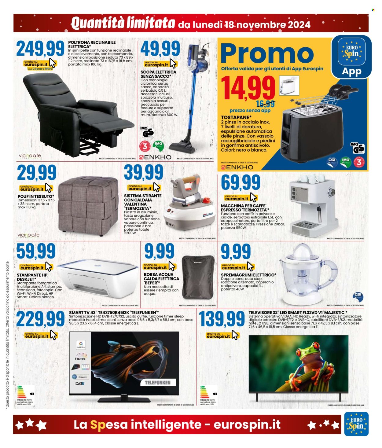 Volantino EuroSpin - 18/11/2024 - 27/11/2024. Pagina 17