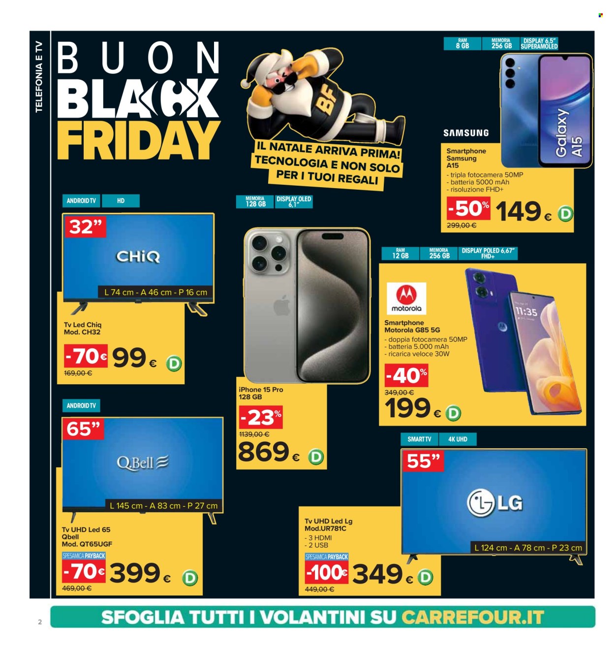 Volantino Carrefour - 18/11/2024 - 2/12/2024. Pagina 2