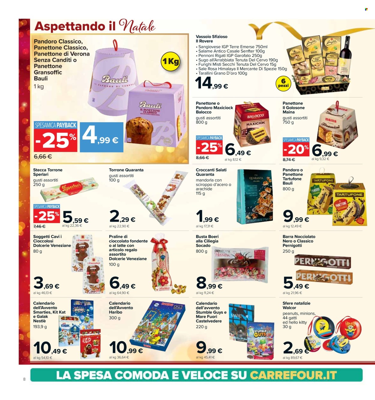 Volantino Carrefour - 18/11/2024 - 2/12/2024. Pagina 8