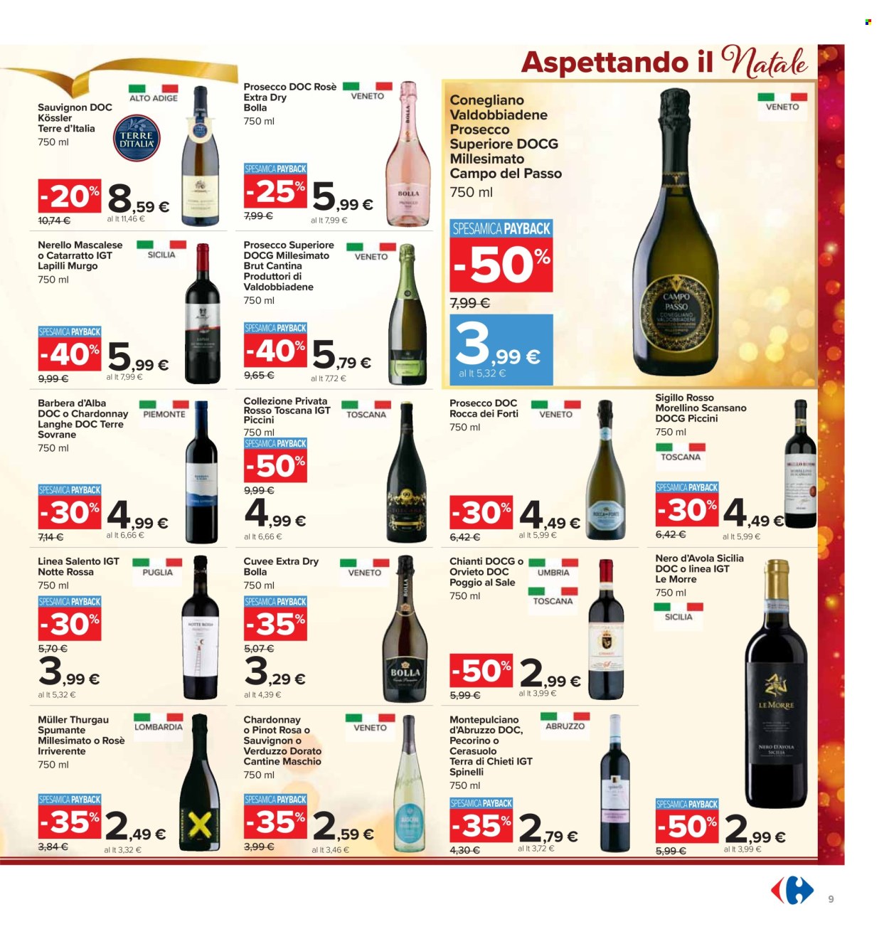 Volantino Carrefour - 18/11/2024 - 2/12/2024. Pagina 9