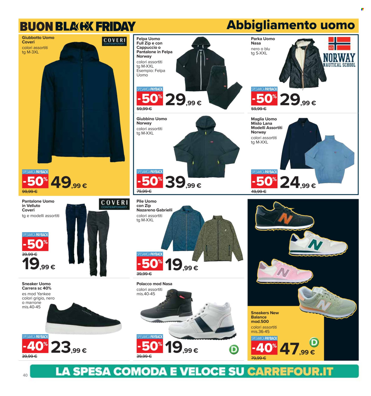 Volantino Carrefour - 18/11/2024 - 2/12/2024. Pagina 40