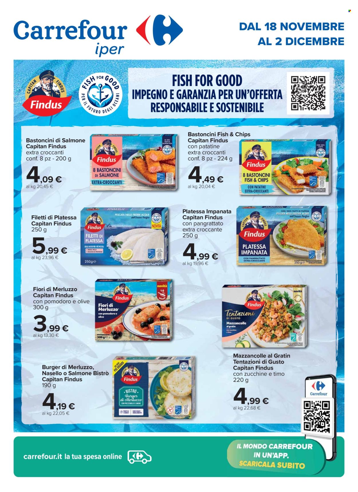 Volantino Carrefour - 18/11/2024 - 2/12/2024. Pagina 1