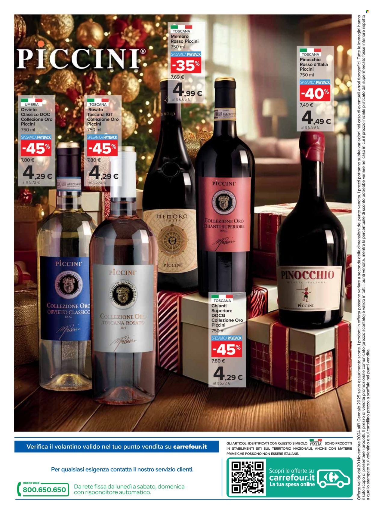 Volantino Carrefour - 20/11/2024 - 1/1/2025. Pagina 12