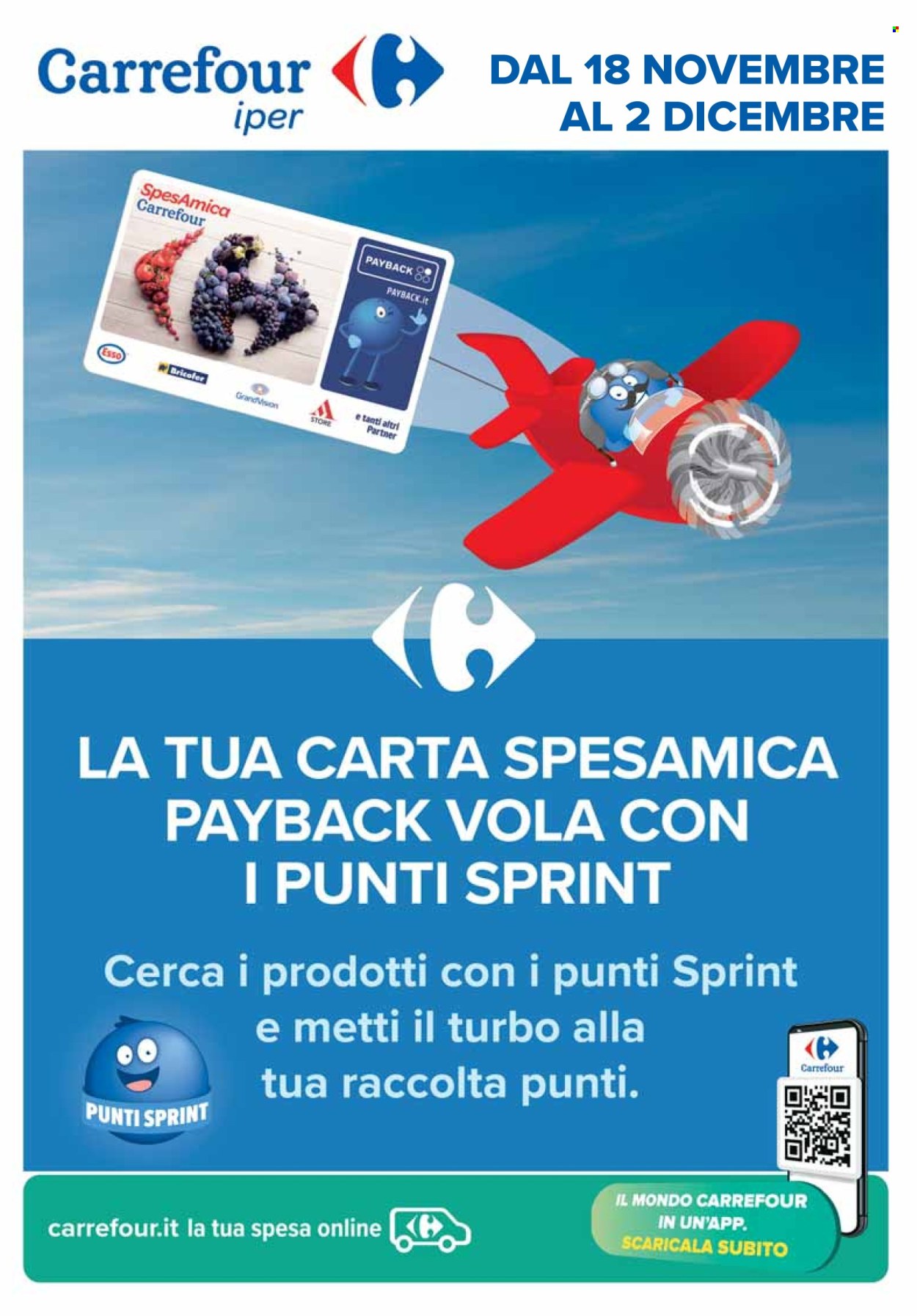 Volantino Carrefour - 18/11/2024 - 2/12/2024. Pagina 1