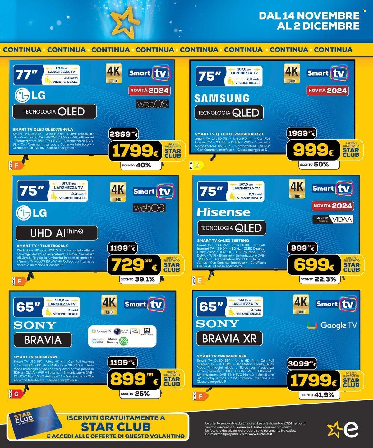 Volantino Euronics - 14/11/2024 - 2/12/2024. Pagina 3