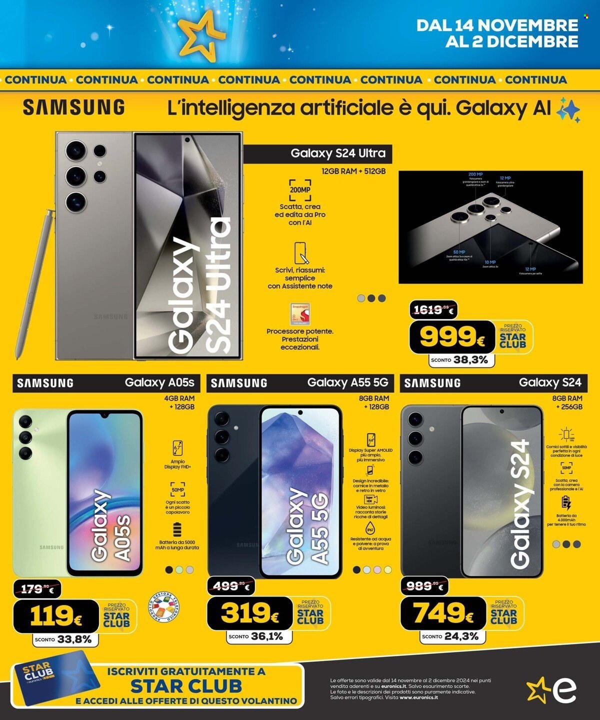 Volantino Euronics - 14/11/2024 - 2/12/2024. Pagina 11
