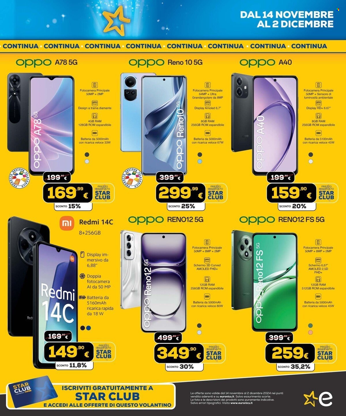 Volantino Euronics - 14/11/2024 - 2/12/2024. Pagina 13